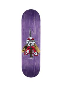 Krooked Team Skull Sword 8.75" Skateboard Deck multi