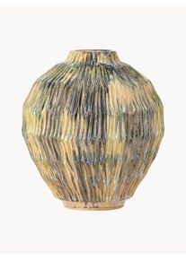 Bloomingville Vase Tavern Gul, Blå Keramik Ø 19 x H 21 cm