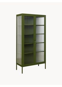 Mustard Made Witryna z metalu The Collector Zielony Metal S 85 x W 170 cm