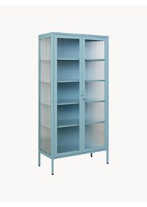 Mustard Made Witryna z metalu The Collector Niebieski Metal S 85 x W 170 cm