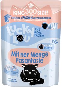 Lucky Lou Lifestage Adult Nassfutter mit Geflügel & Fasan, 6x300g