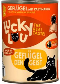 Lucky Lou Lifestage Adult Nassfutter, Geflügel, 6x400g