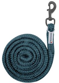 Waldhausen Plus Anbindestrick, Karabiner, dunkle Beschläge, nachtblau/beige/cappuccino