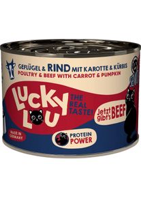 Lucky Lou Lifestage Senior Nassfutter mit Geflügel & Rind, 6x200g