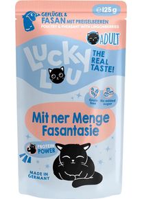 Lucky Lou Lifestage Adult Nassfutter mit Geflügel & Fasan, 16x125g
