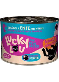 Lucky Lou Lifestage Adult Nassfutter mit Geflügel & Ente, 6x200g