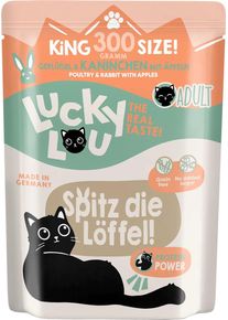 Lucky Lou Lifestage Adult Nassfutter mit Geflügel & Kaninchen, 6x300g