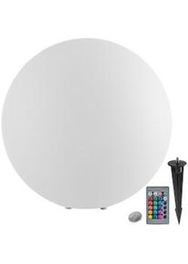 TecTake Luce a sfera Luminous Globe, LED, con telecomando bianco - 405355