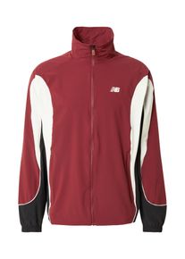 New Balance M&aelig;nd Tr&aelig;ningsjakke 'In Game' rubinr&oslash;d / sort / hvid St&oslash;rrelse XXL