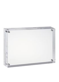 1 Magnetic photo frame 130 x 180 mm | 30 mm, acrylic (PMMA), transparent