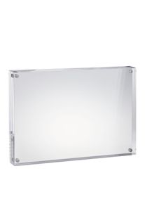 1 Magnetic photo frame A4 - 210 x 297 mm | 30 mm, acrylic (PMMA), transparent