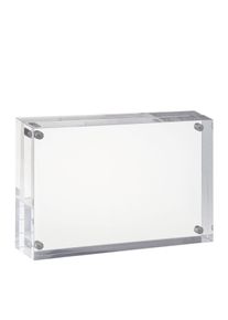 1 Magnetic photo frame 100 x 150 mm | 30 mm, acrylic (PMMA), transparent