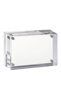 1 Magnetic photo frame 95 x 65 mm | 30 mm, acrylic (PMMA), transparent