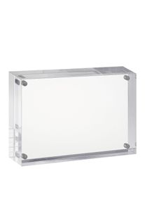 1 Magnetic photo frame 90 x 130 mm | 30 mm, acrylic (PMMA), transparent