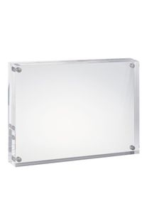 1 Magnetic photo frame 240 x 178 mm | 30 mm, acrylic (PMMA), transparent