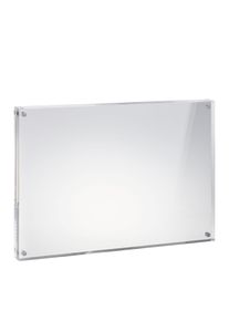 1 Magnetic photo frame A4 - 210 x 297 mm | 16 mm, acrylic (PMMA), transparent