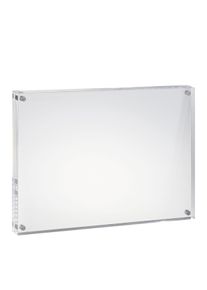 1 Magnetic photo frame 240 x 178 mm | 16 mm, acrylic (PMMA), transparent