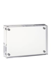 1 Magnetic photo frame A7 - 74 x 105 mm | 16 mm, acrylic (PMMA), transparent