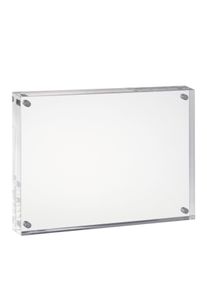 1 Magnetic photo frame 120 x 160 mm | 16 mm, acrylic (PMMA), transparent