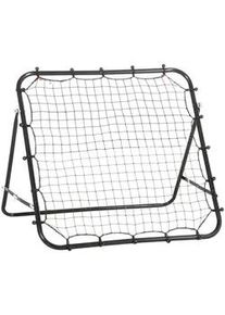 HOMCOM Fussballtor, PE, Schwarz, 96L x 80B x 96H cm , Metall , 80x96 cm , Freizeit & Co, Sport & Fitness