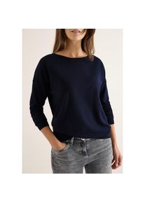 Cecil, Damen, Strickpullover mit Strukturdetail, urban dark blue, L (42), urban dark blue, Pullover von Cecil