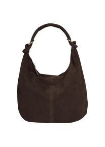 Bruno Banani, Damen, Shopper echt Leder, braun, braun, H&ouml;he 33 cm x Breite 43 cm x Tiefe 4 cm