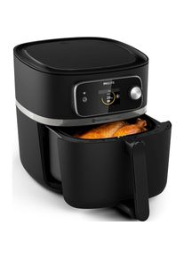 Philips, Hei&szlig;luftfritteuse &raquo;HD9880/90 Airfryer XXL, 8, 3 l&laquo; 2000 W mit WiFi Konnektivit&auml;t, 50 AutoCook Programmen und Warmhaltefunktion, schwarz, 