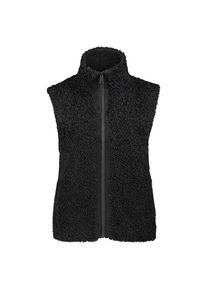 BETTY & CO Betty&Co, Damen, Fellimitatweste &raquo;Kunstfell-Weste mit Taschen&laquo;, Schwarz, 36, Schwarz, Passform: Figurumspielend