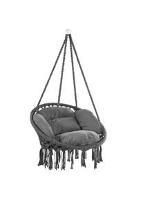 Detex Hangstoel Antraciet 80x60x140cm