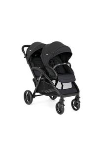 Joie Geschwisterwagen , Schwarz , Textil , 56x101.5x104 cm , Feststellbremse, Fußstütze abklappbar, 5-Punkte-Gurt, für Babyschale geeignet , Baby On