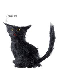 Widmann Æske med 12 sorte Halloween-katte