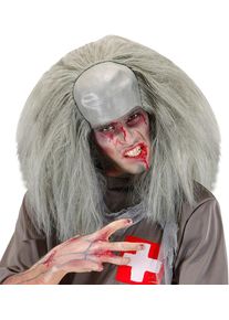 Widmann Perruque demi chauve Crazy Professor