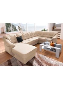 Sit & More Sit&More Wohnlandschaft »Savona U-Form in beige, Größe B/H/T: 320 cm x 90 cm x 211 cm