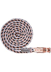 Waldhausen Shine Anbindestrick, Panikhaken, schwarz/weiß/rosegold