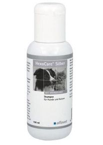 alfavet HexoCare Silber Shampoo für Hunde & Katzen, 100ml Flasche