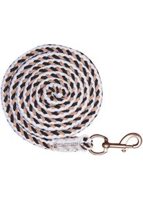 Waldhausen Shine Anbindestrick, Karabiner, schwarz/weiß/rosegold