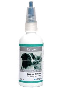 alfavet Epibac Ohrreiniger für Hunde & Katzen, 100ml Flasche