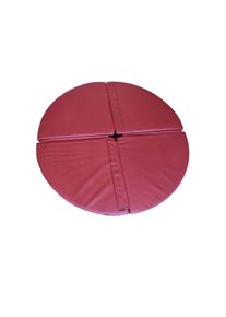 Fallschutzmatte Rot rund