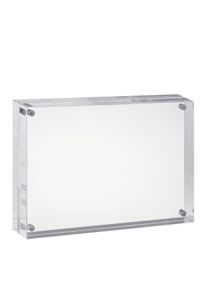 1 Magnetische fotolijstjes, transparant 130 x 180 mm | 30 mm, acryl (PMMA)