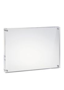 1 Magnetische fotolijstjes, transparant 240 x 178 mm | 16 mm, acryl (PMMA)
