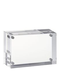 1 Magnetische fotolijstjes, transparant 95 x 65 mm | 30 mm, acryl (PMMA)