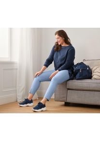 Tchibo - Spodnie ze stretchu - dla pań - rozmiar 48 - kolor: niebieski