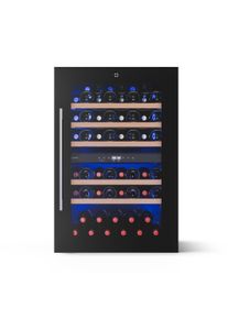 Klarstein Illuminosa beépített borhűtő | Kétzónás | UV védelem | 143 liter | 57 palack | 60 cm