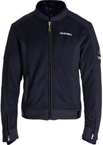 Acerbis Gordon, textile jacket waterproof , color: Dark Blue/Yellow , size: M