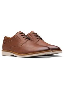 Clarks , Herren,Damen , Schnürschuh »Atticus LTLace« Hybrid Sneaker, Business Schnürschuh mit sportiver Laufsohle , dark tan , 40 , 40 ,...