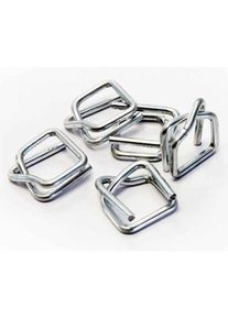 TransPak, Verpackungsmaterial, Drahtverschlussklemme f.Bandbreite 13mm verzinkt verzinkt (1000 Stück)