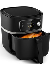 Philips Heißluftfritteuse »HD9880/90 Airfryer XXL, 8,3 l« 2000 W mit WiFi Konnektivität, 50 AutoCook Programmen und Warmhaltefunktion in schwarz