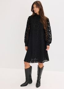 Minikleid aus Spitze, schwarz, Gr&ouml;&szlig;e 48, bonprix