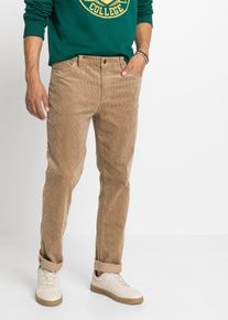 Regular Fit Stretch-Cordhose mit Komfortschnitt, braun, Gr&ouml;&szlig;e 48, Cord, bonprix