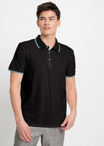 Piqu&eacute;-Poloshirt aus reiner Baumwolle (3er Pack), blau, Gr&ouml;&szlig;e 44/46 (S), 100% Baumwolle, bonprix